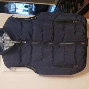 No Brand/No Size Medium Weight Navy Blue Women's Puffer Vest M/L